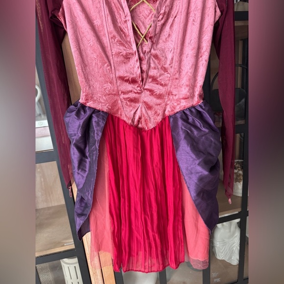 Hocus Pocus halloween costume dress Sarah Sanderson cosplay witch spirit disney - Picture 6 of 9